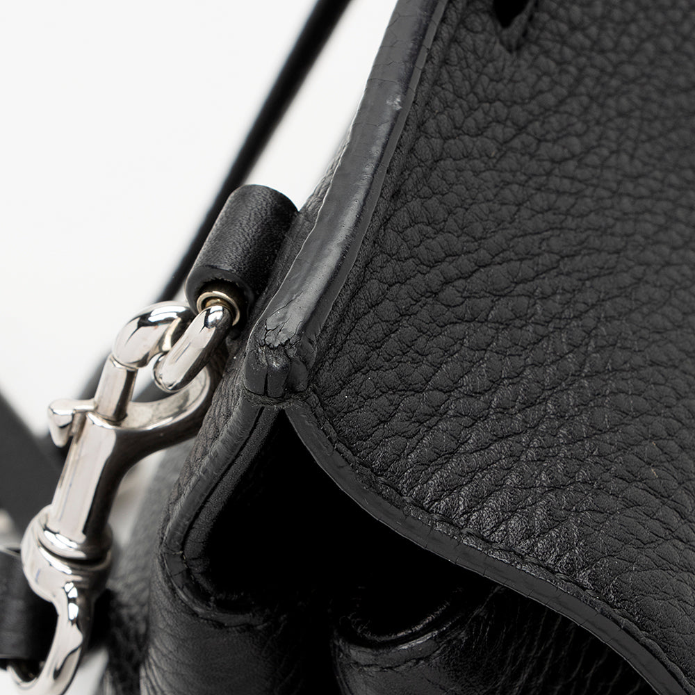 Gucci Leather Bamboo Daily Medium Satchel (SHF-20568)