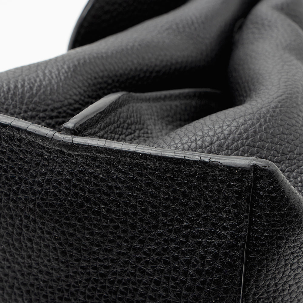 Gucci Leather Bamboo Daily Medium Satchel (SHF-20568)