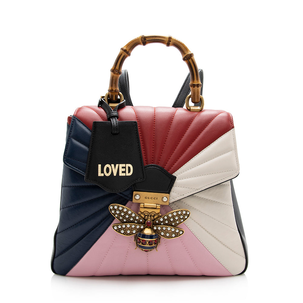 Canvas Gucci Queen Margaret MINI Bag, Size: Free Size