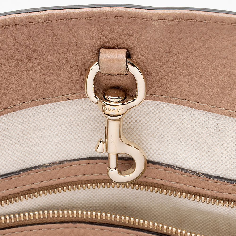 Gucci Leather Bella Medium Tote (SHF-19643)