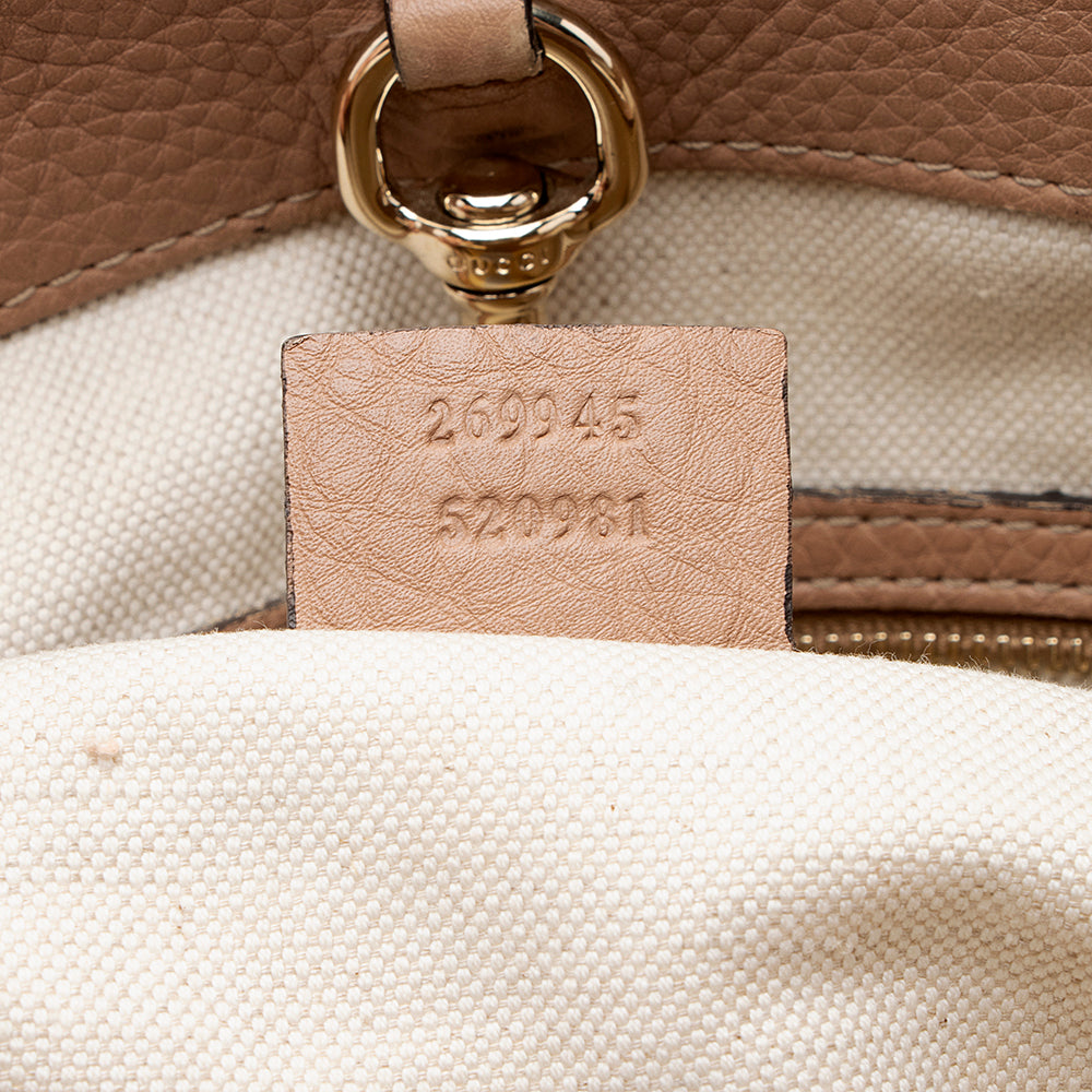 Gucci Leather Bella Medium Tote (SHF-19643)