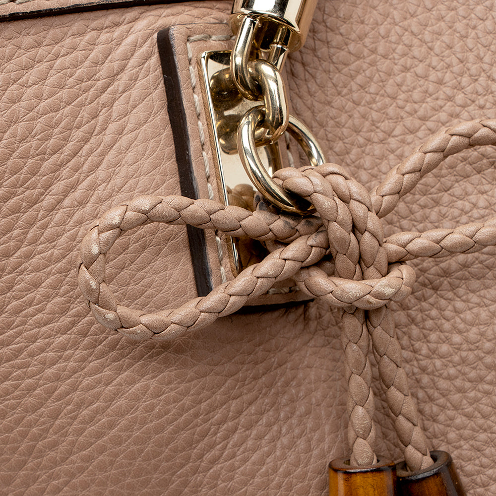 Gucci Leather Bella Medium Tote (SHF-19643)