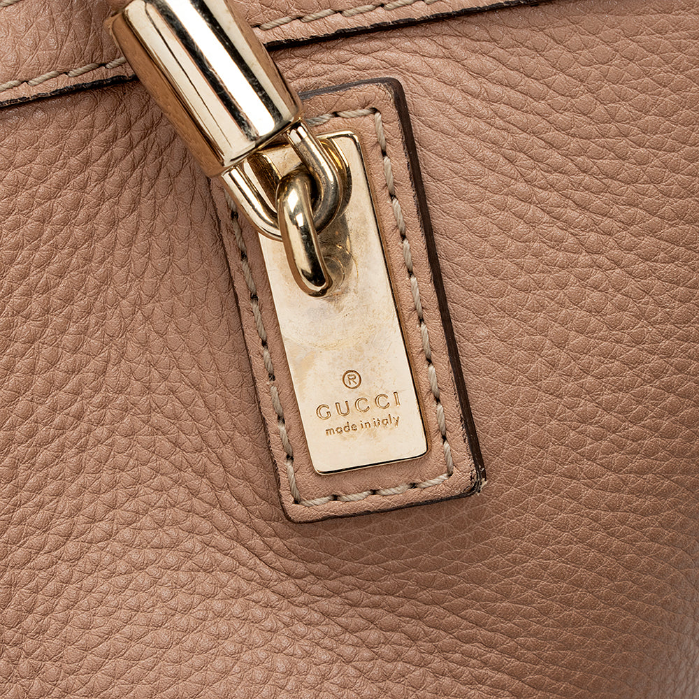 Gucci Leather Bella Medium Tote (SHF-19643)