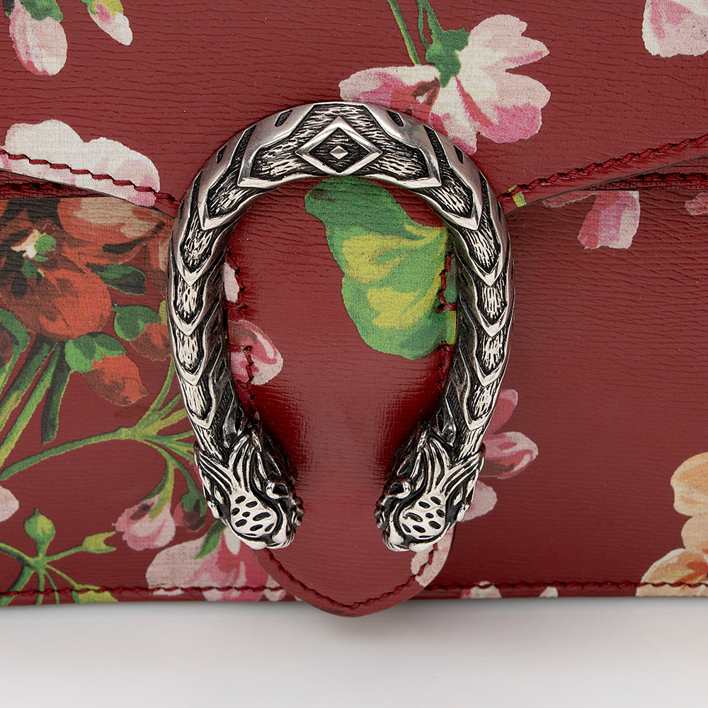 Gucci Leather Blooms Dionysus Medium Shoulder Bag (SHF-22041)