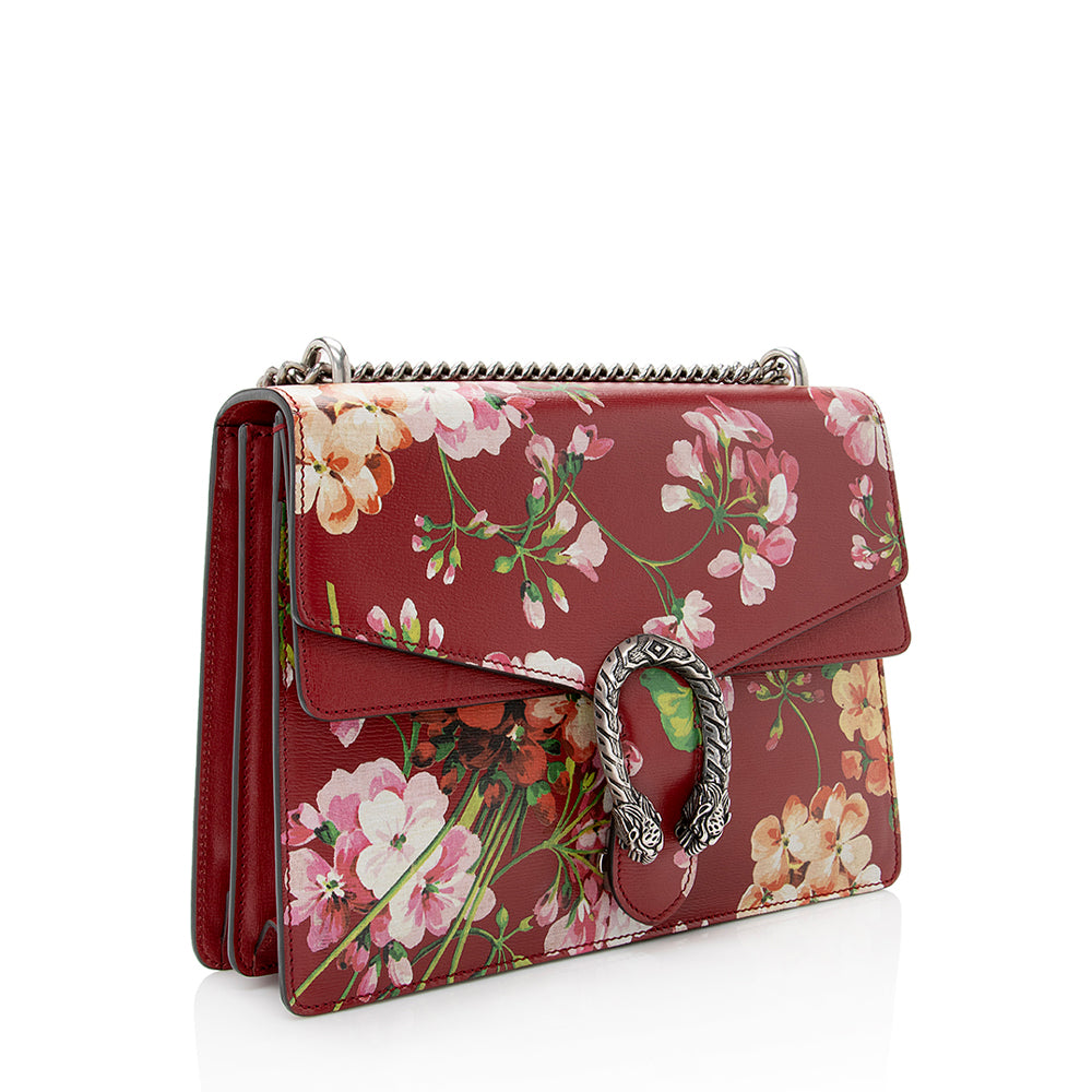 Gucci Leather Blooms Dionysus Medium Shoulder Bag (SHF-22041)