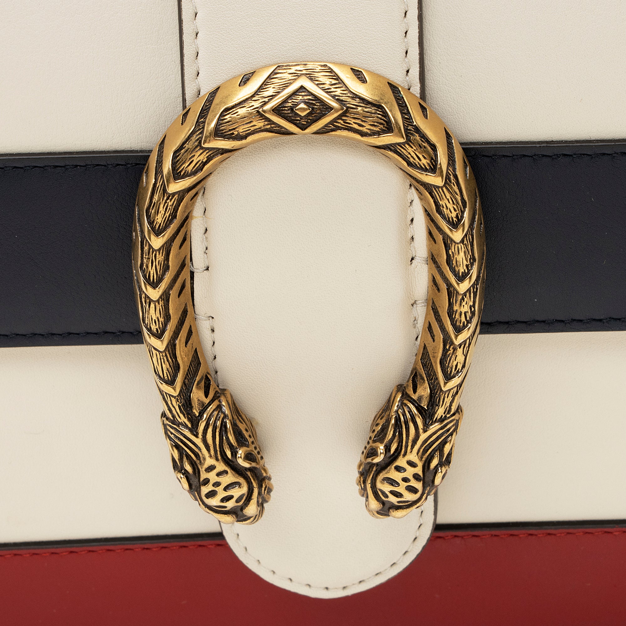 Gucci Leather Borsa Dionysus Top Handle Medium Satchel (SHF-22200)