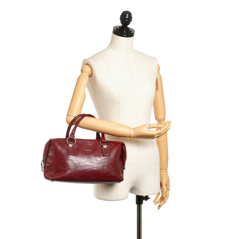 Gucci Leather Boston Bag (SHG-36165)