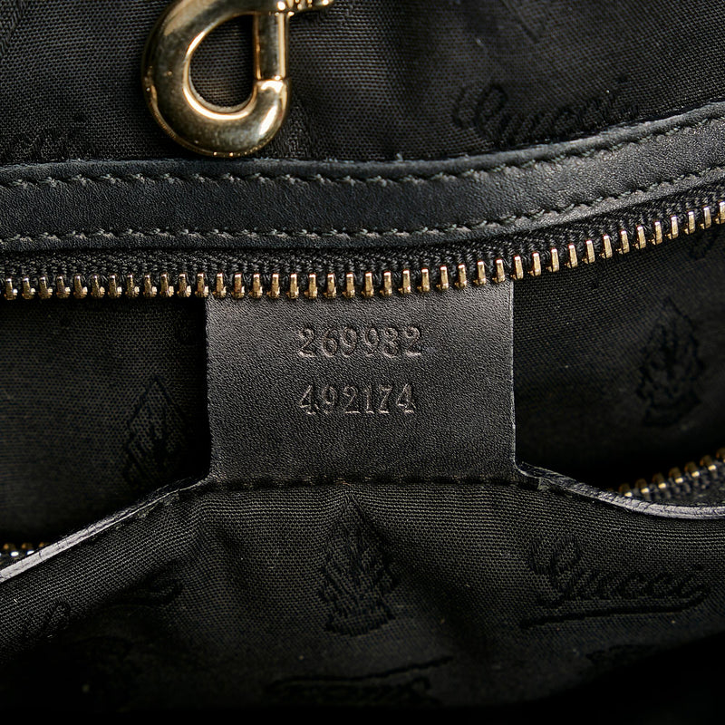 Gucci Leather Bridle Satchel (SHG-XrssV0)