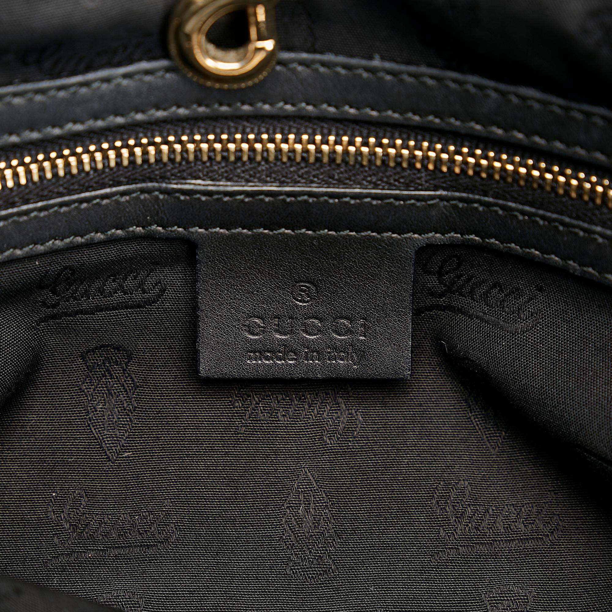 Gucci Leather Bridle Satchel (SHG-XrssV0)