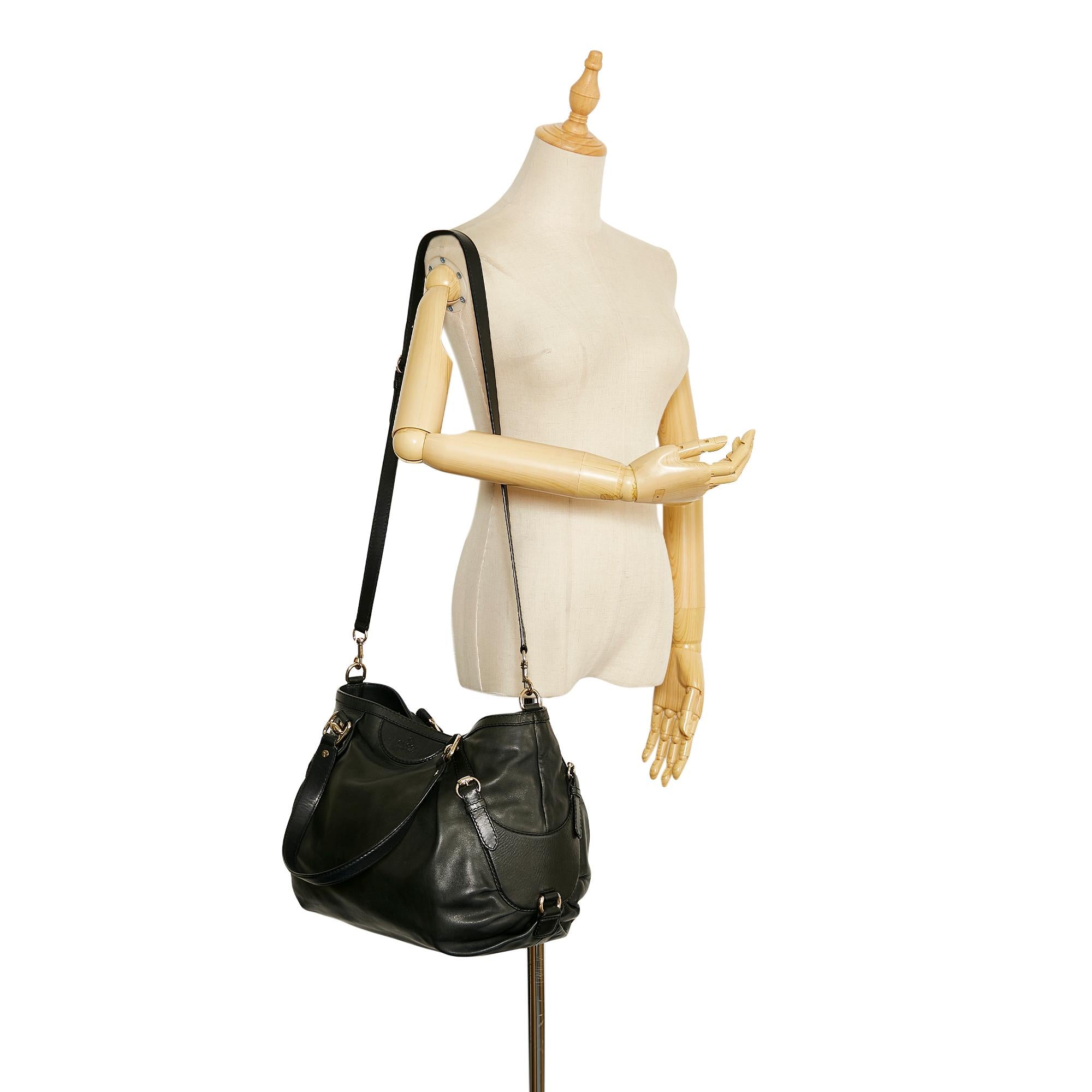 Gucci Leather Bridle Satchel (SHG-XrssV0)