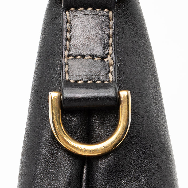 Gucci Leather Britt Messenger Bag (SHF-23050)