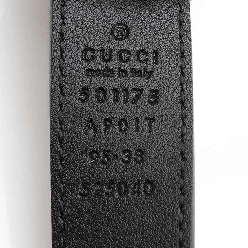 Gucci Leather Crystal GG Belt - Size 38 / 95 (SHF-21579) – LuxeDH