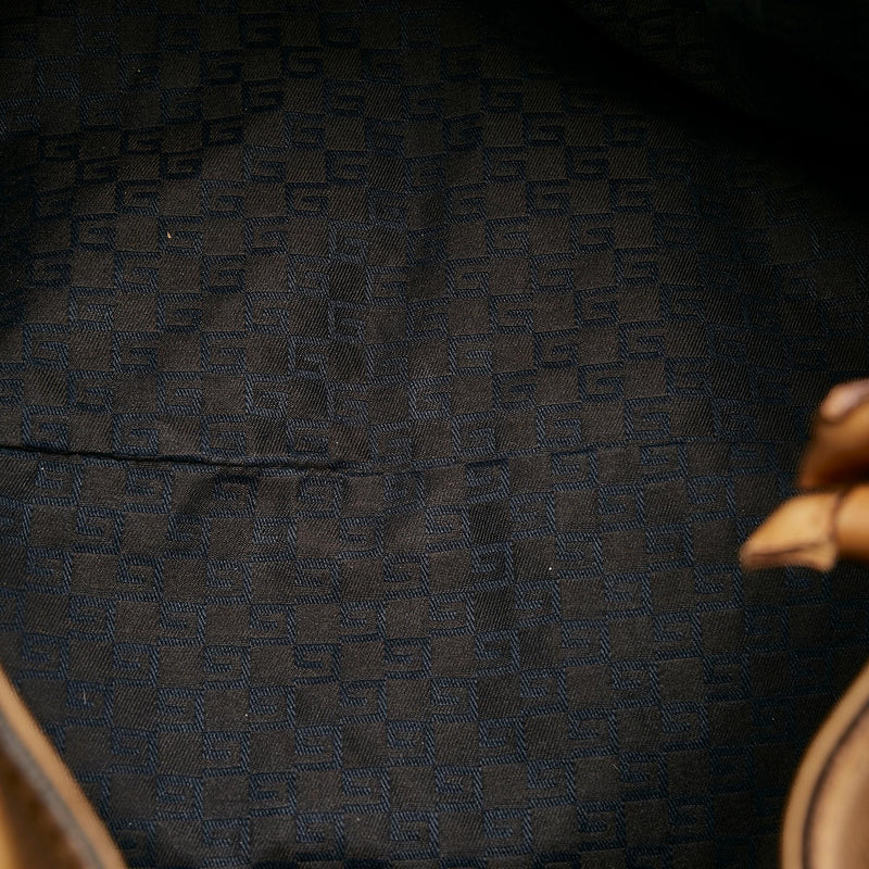 Gucci Leather Drawstring Tote Bag (SHG-26998)
