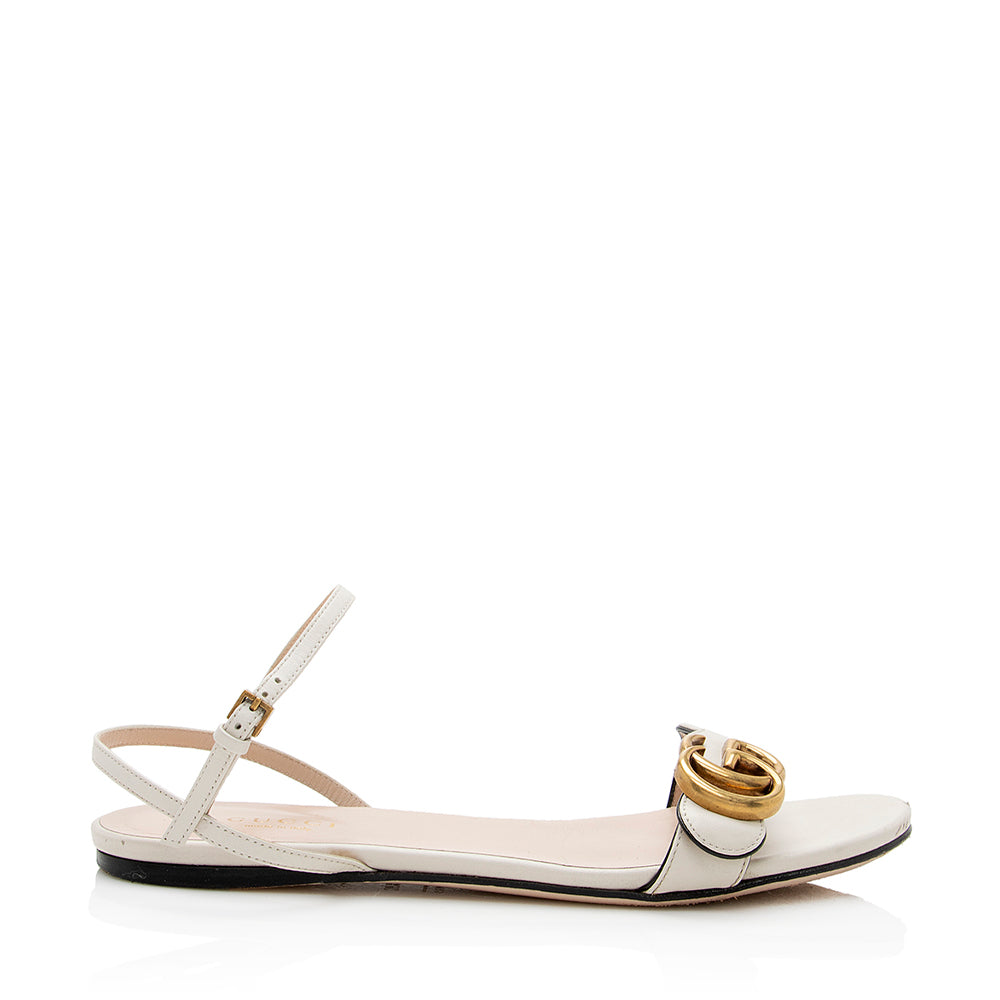Louis Vuitton - Authenticated Lock It Sandal - Leather Beige for Women, Never Worn
