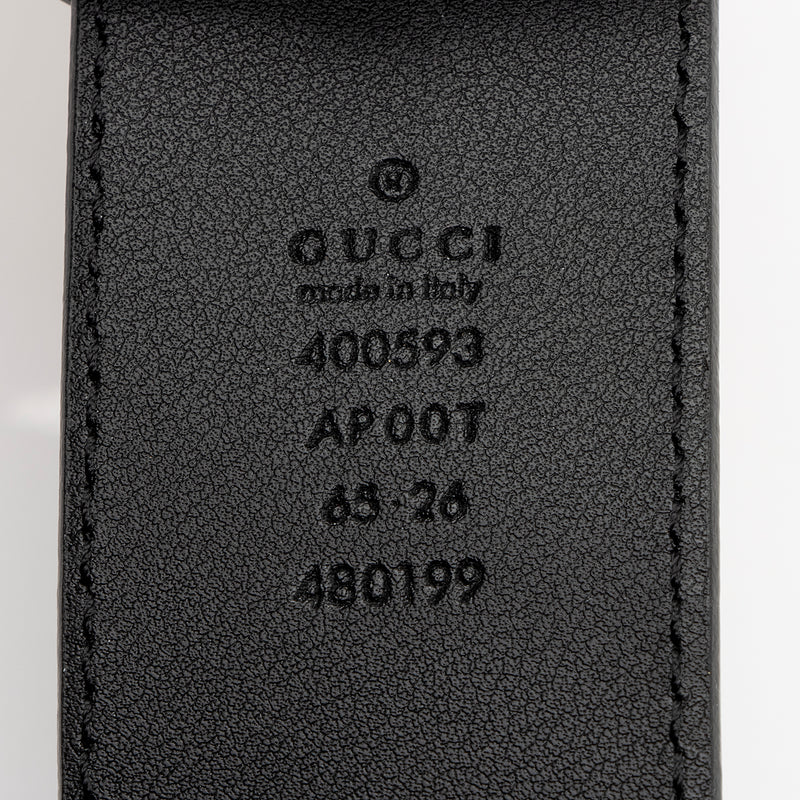 Gucci Leather GG Marmont Belt - Size 26 / 65 (SHF-Azi3Mr)