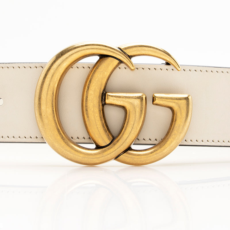 Gucci Leather GG Marmont Belt - Size 28 / 70 (SHF-19908)