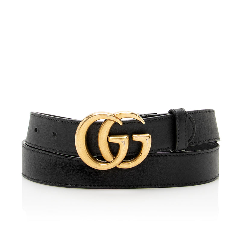 Gucci Leather GG Marmont Belt - Size 36 / 90 (SHF-21795) – LuxeDH