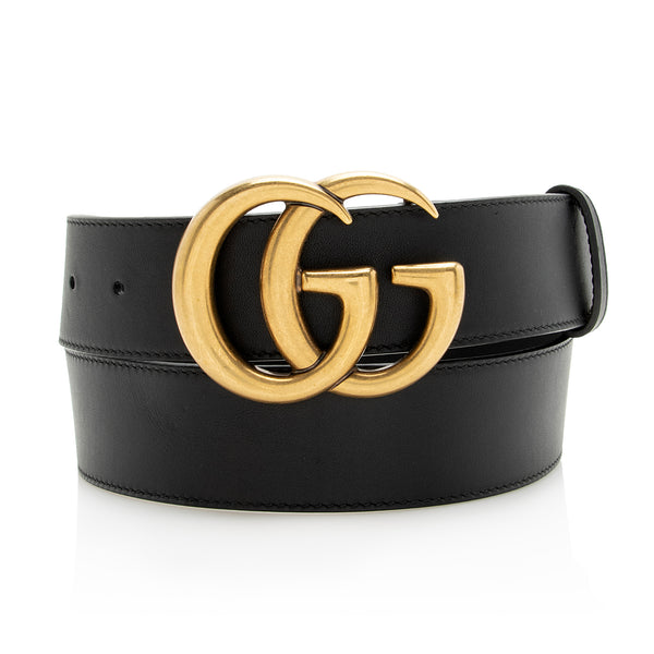 Gucci Leather GG Marmont Belt - Size 36 / 90 (SHF-22915)