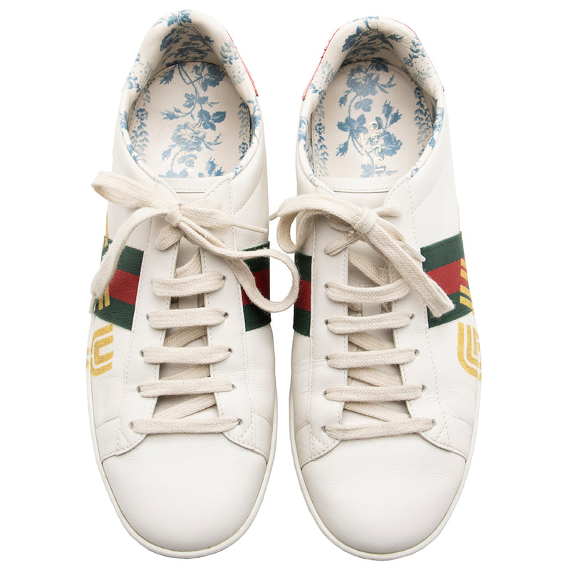 Gucci Leather Guccy Ace Sneakers - Size 10 / 40 (SHF-18058)