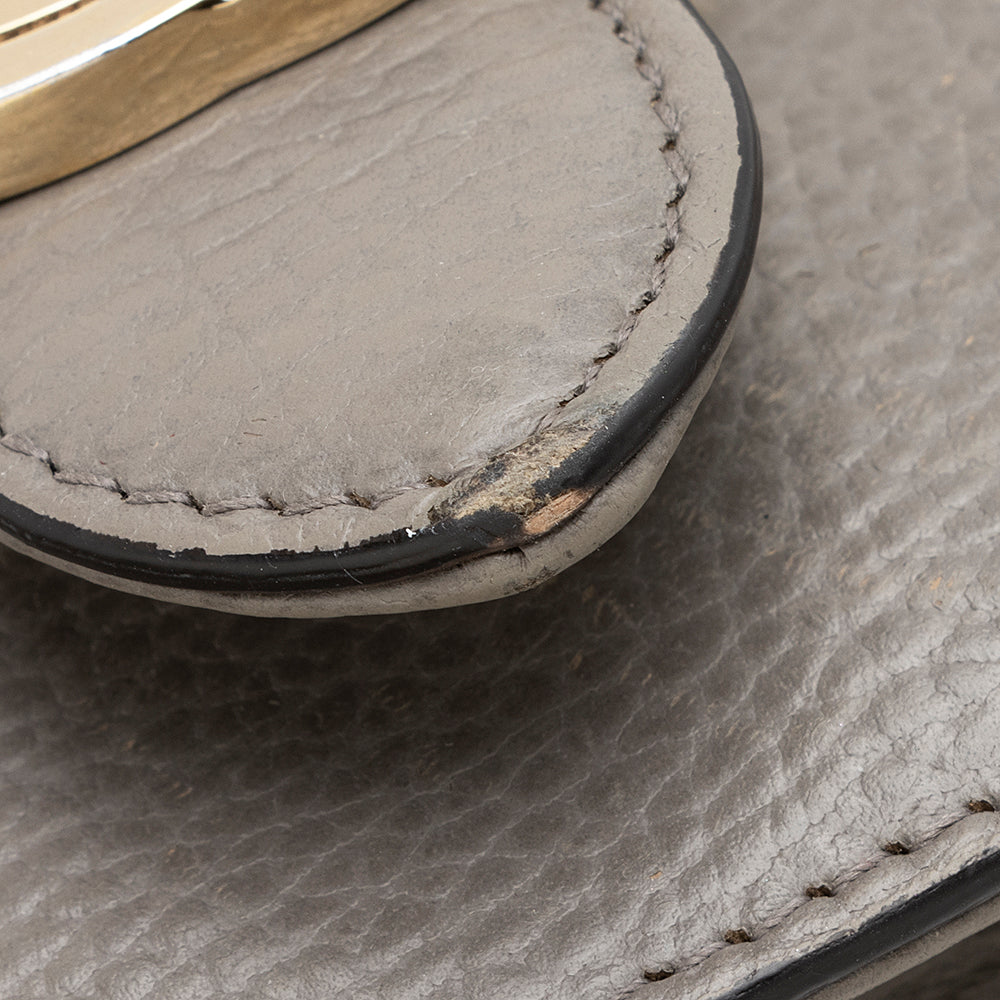 Gucci Leather Interlocking G Small Shoulder Bag (SHF-22527)