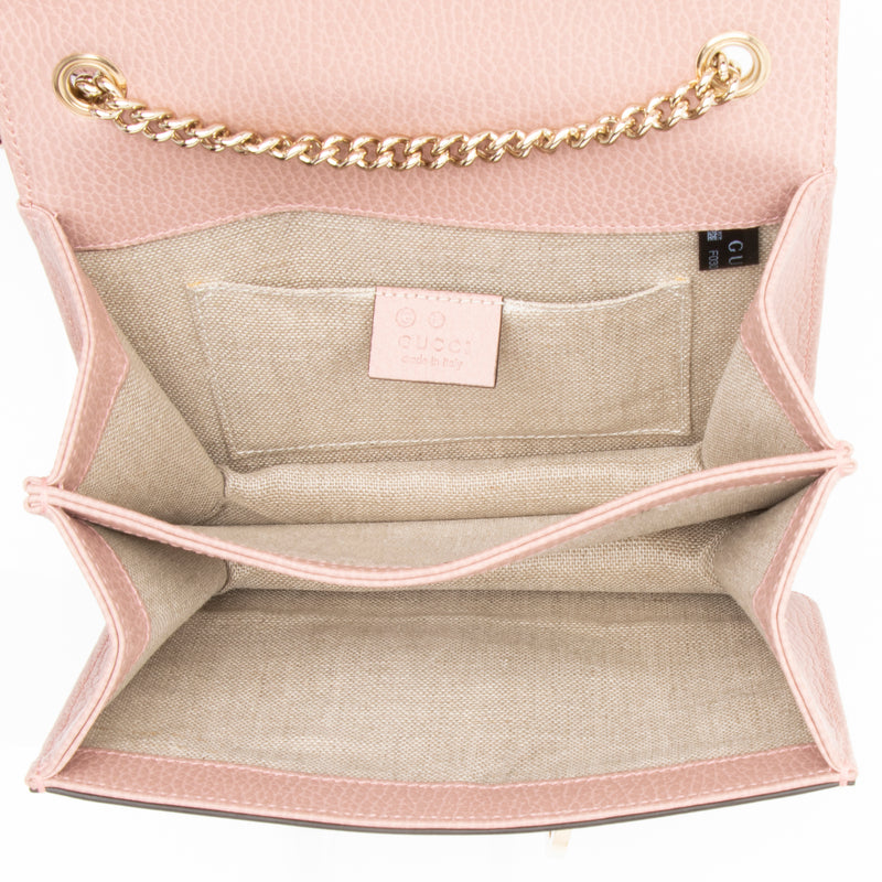 Gucci Leather Interlocking G Small Shoulder Bag (SHF-23405)