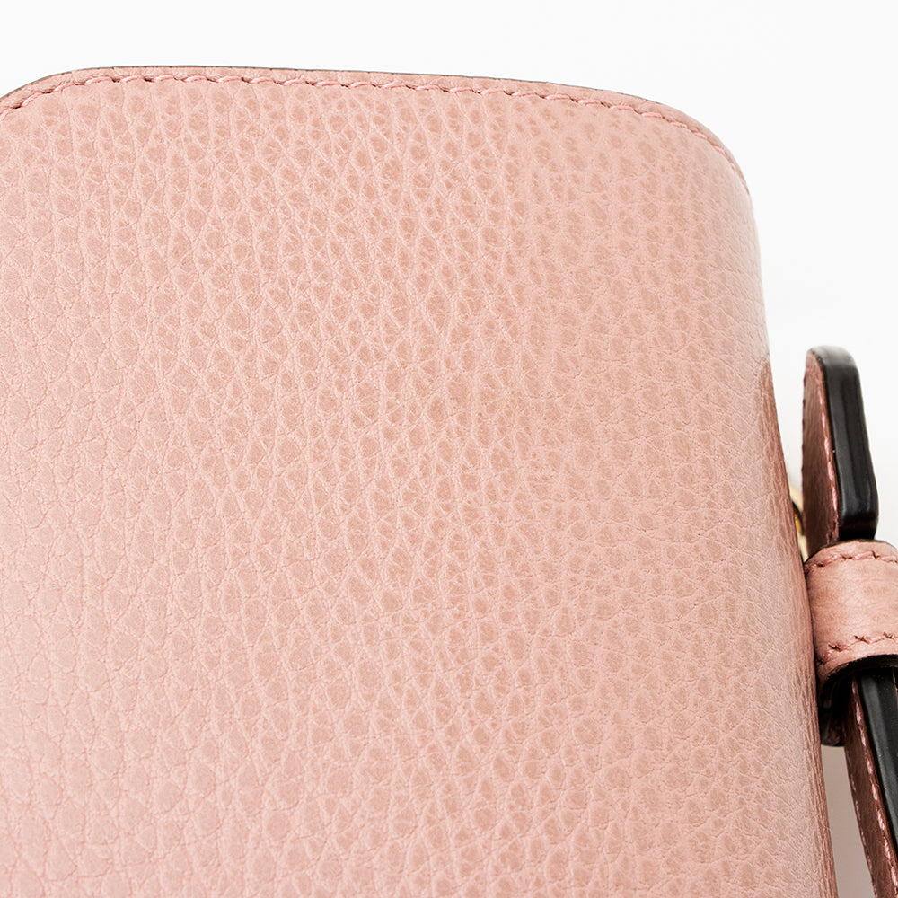 Gucci Leather Interlocking G Top Handle Small Shoulder Bag (SHF-21776)