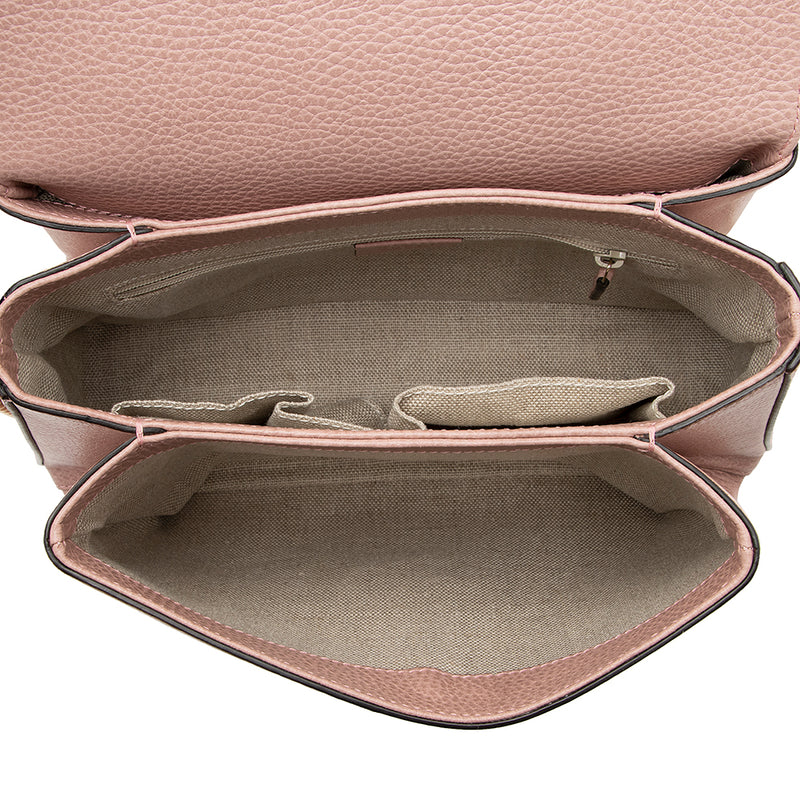 Gucci Leather Interlocking G Top Handle Small Shoulder Bag (SHF-21776)