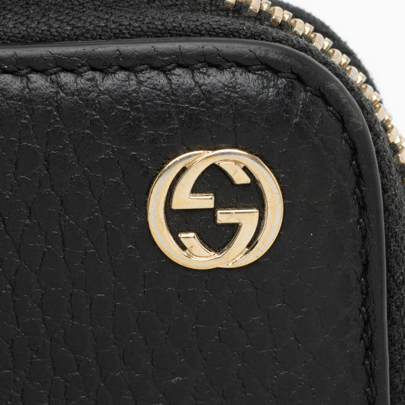 Gucci Leather Interlocking G Betty Zip Around Wallet (SHF-23831)