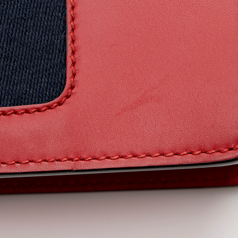 Gucci Leather Sylvie Mini Chain Bag (SHF-22529)