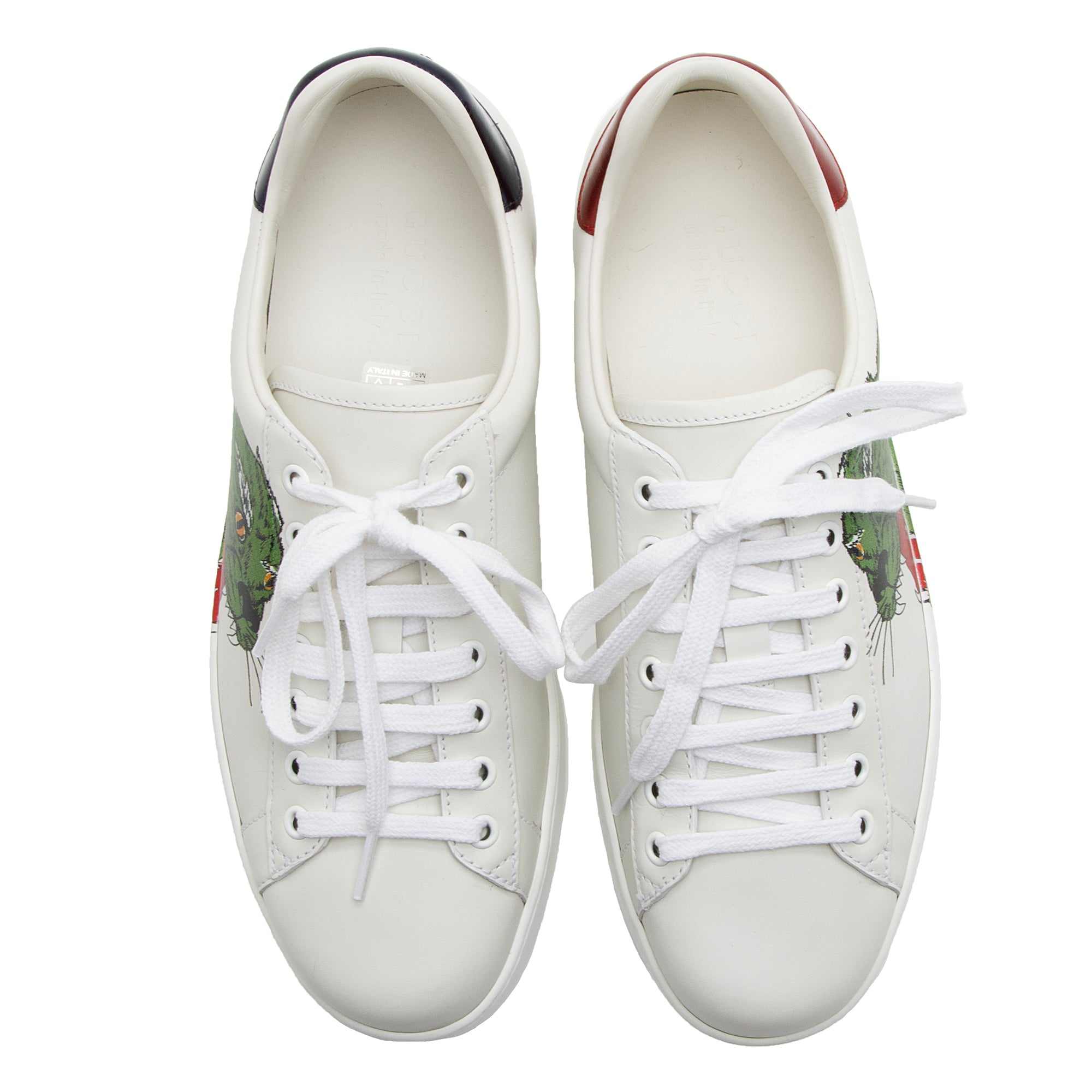 Gucci Leather Panther Ace Sneakers - Men's Size 7.5 / 37.5 (SHF-23326)