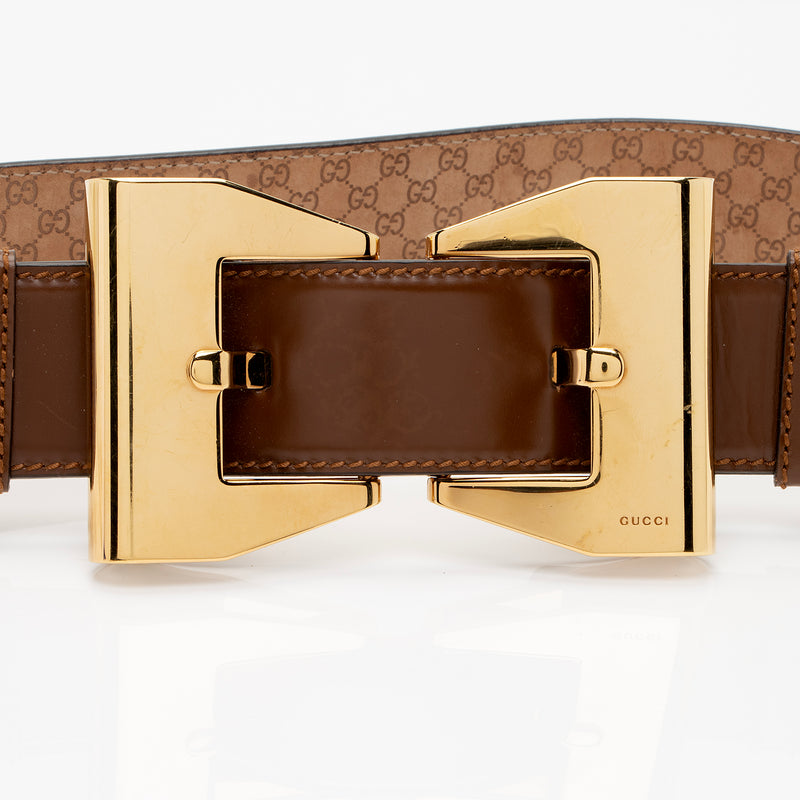 Gucci Leather Queen Belt - Size 30 / 75 (SHF-qLYPhJ)