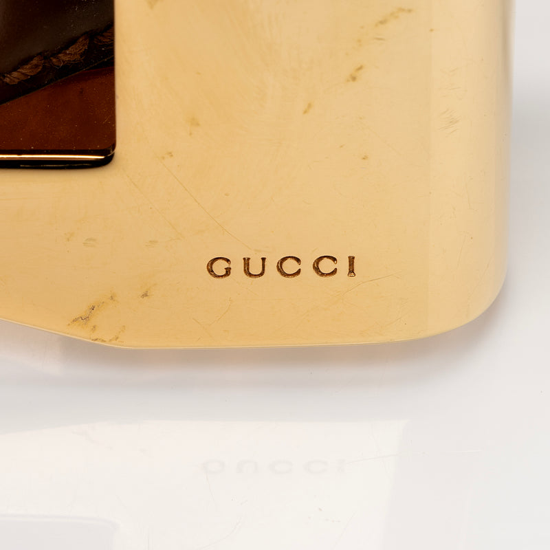 Gucci Leather Queen Belt - Size 30 / 75 (SHF-qLYPhJ)