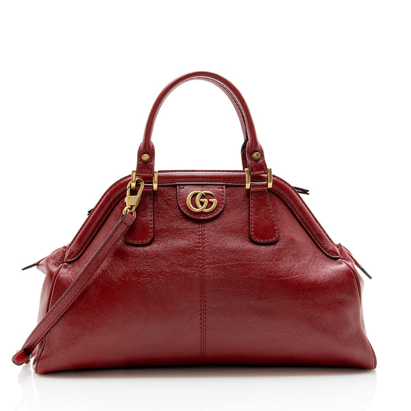 Gucci Leather Re(belle) Medium Top Handle Bag (SHF-14516)
