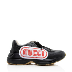 Gucci Leather Rhyton Sneakers - Mens Size 10 / 40 (SHF-18281)