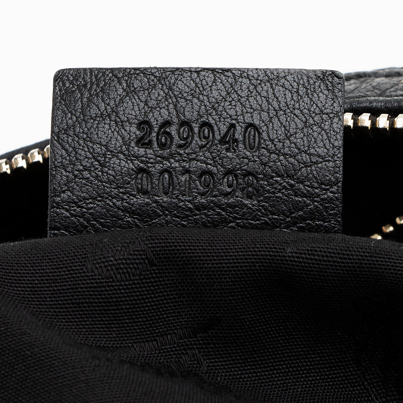 Gucci Leather Sienna Medium Hobo (SHF-17476)