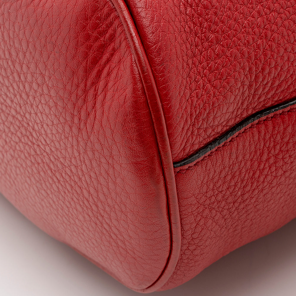 Gucci Leather Soho Drawstring Backpack (SHF-19672)