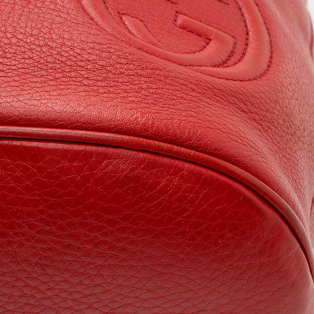 Gucci Leather Soho Drawstring Backpack (SHF-19672)