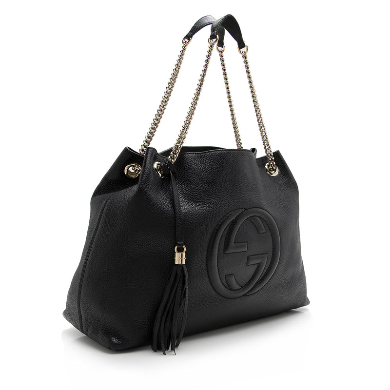 Gucci Leather Soho Large Shoulder Bag (SHF-22564)