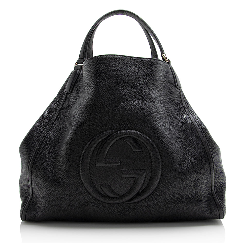 Gucci Leather Soho Large Tote (SHF-22076)