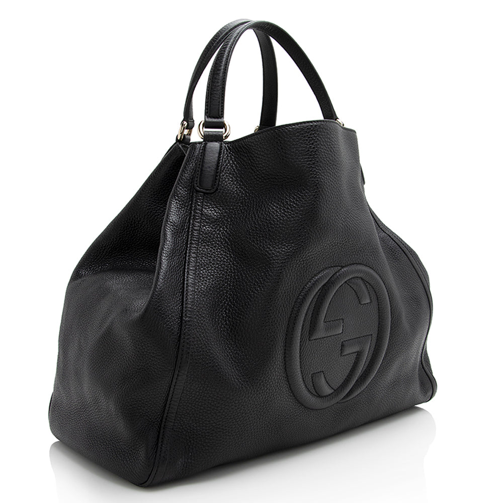 Gucci Leather Soho Large Tote (SHF-22076)