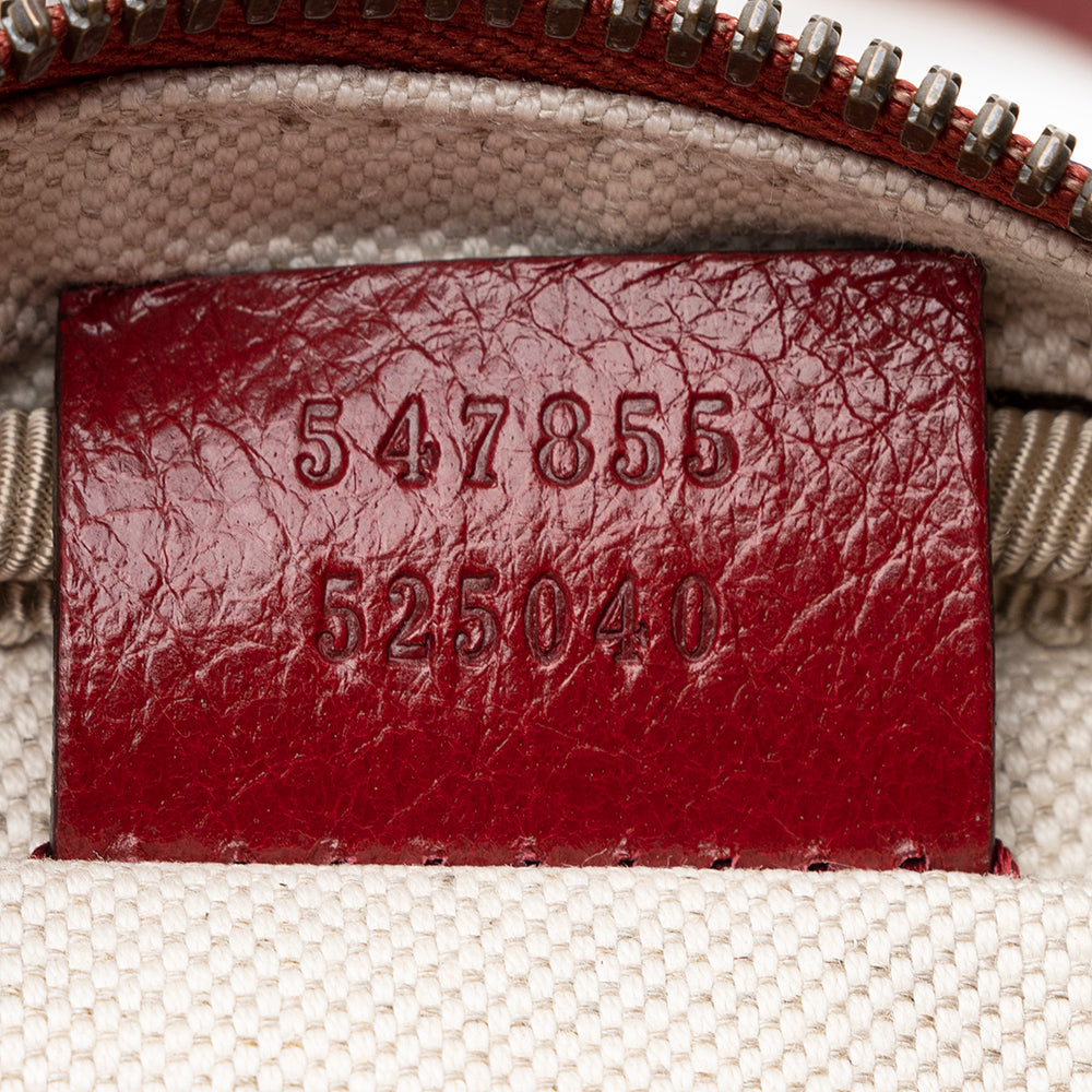 Gucci Leather Tifosa Shoulder Bag (SHF-20616)