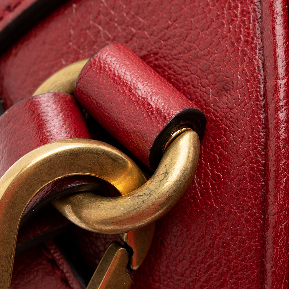 Gucci Leather Tifosa Shoulder Bag (SHF-20616)