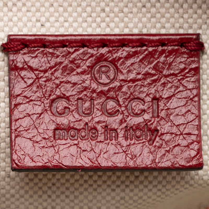 Gucci Leather Tifosa Shoulder Bag (SHF-20616)