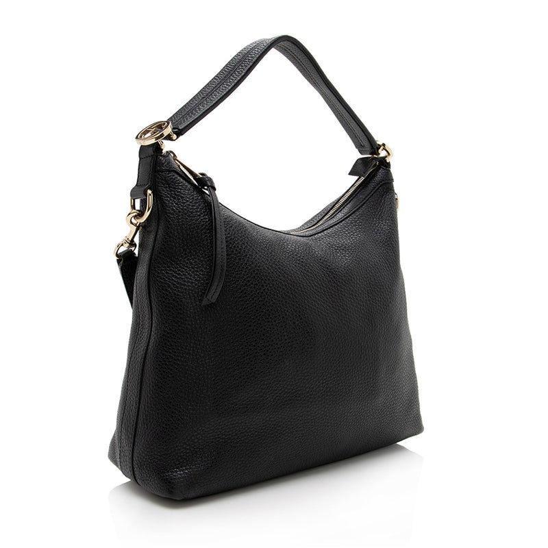 Gucci Leather Twins Medium Shoulder Bag - FINAL SALE (SHF-17175)
