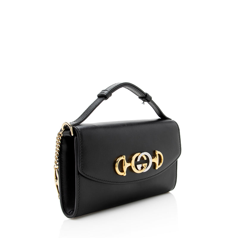Gucci Leather Zumi Mini Bag (SHF-18177)