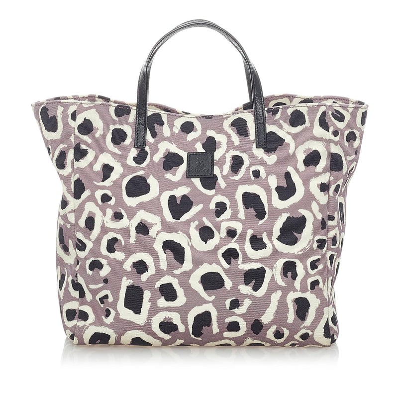 Gucci Leopard Printed Nylon Tote Bag (SHG-32254) – LuxeDH