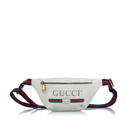 Gucci Logo Leather Belt Bag (SHG-25742)