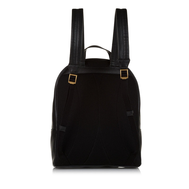 Gucci Logo Leather Leather Backpack (SHG-34609)