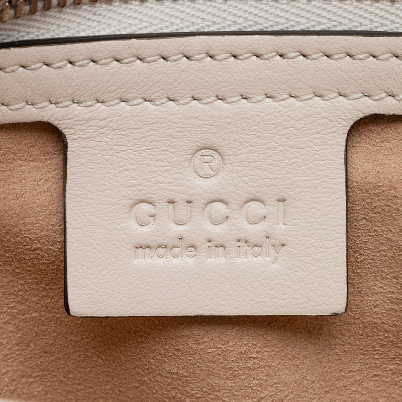 Gucci Matelasse Leather Apple Monogram GG Marmont Small Shoulder Bag (SHF-RyDLUZ)