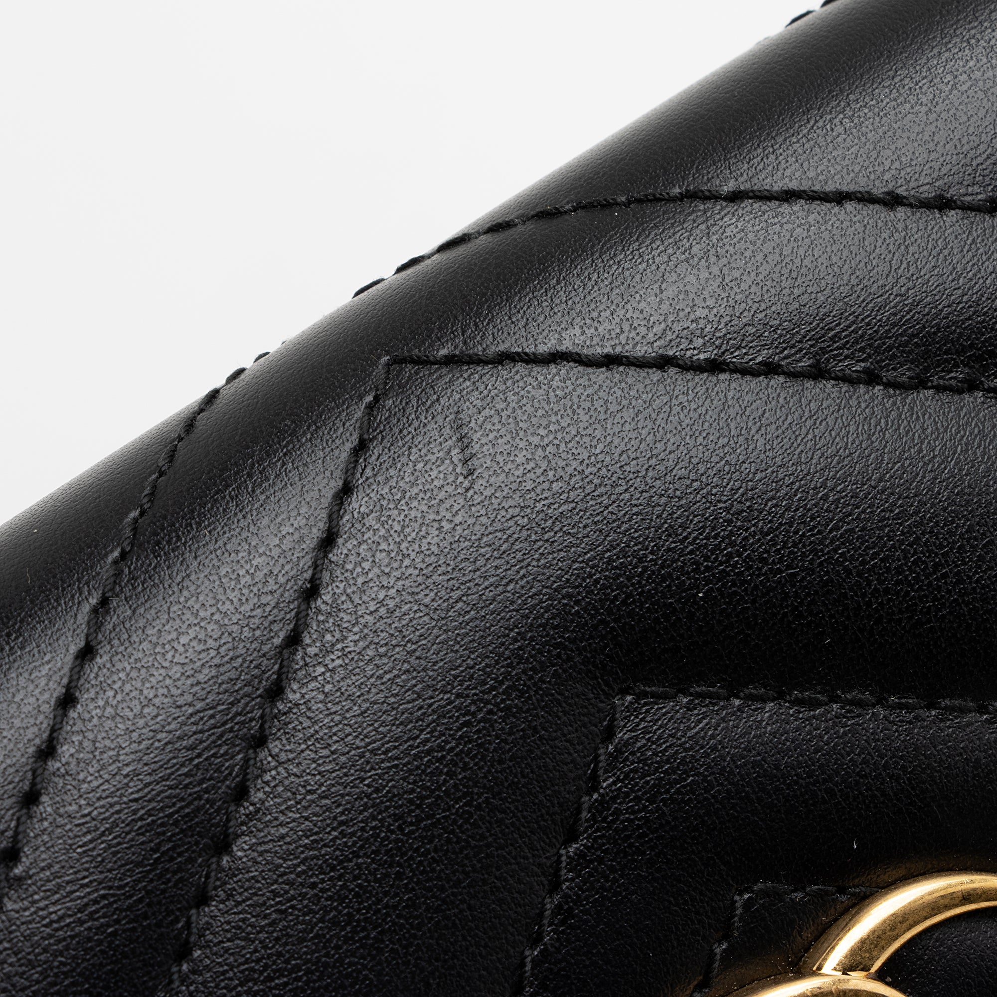 Gucci Matelasse Leather GG Marmont Continental Wallet (SHF-22692)